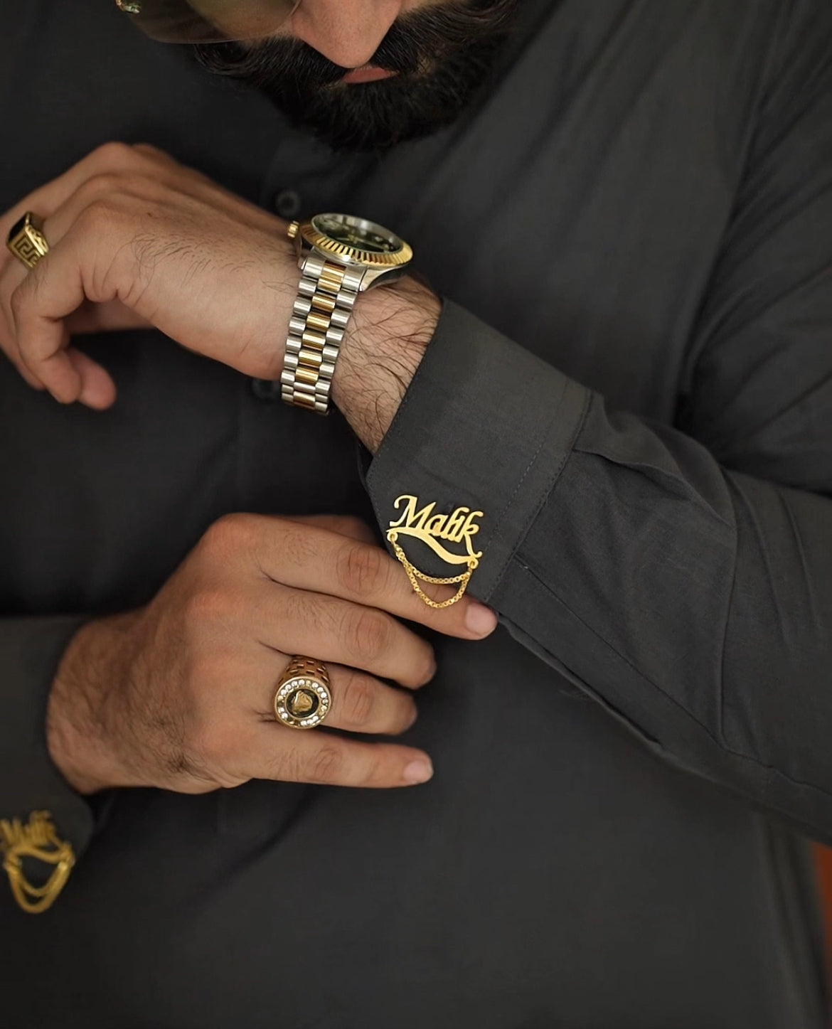 Simple Chain Cufflinks